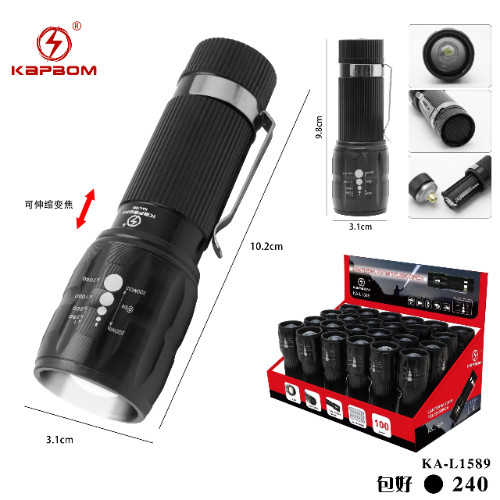 Mini Lanterna LED De Pilhas AAA (EMBALADO)
