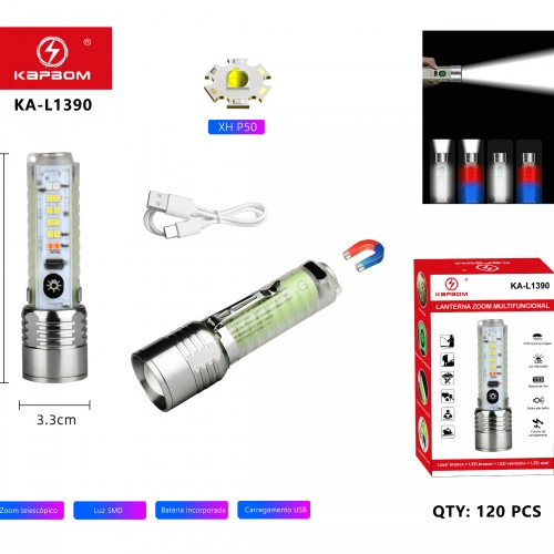 Lanterna de Led C/imã (EMBALADO)