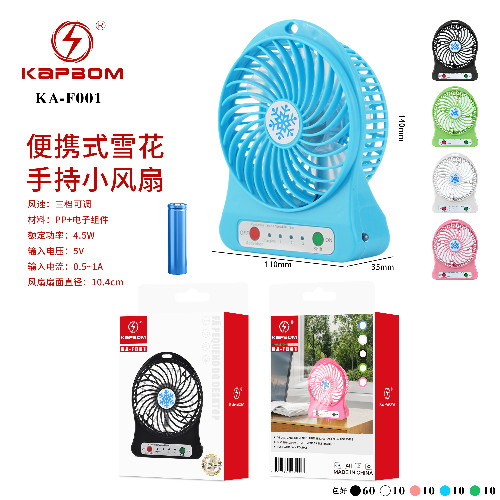 Mini Ventilador Recarregável 4.5W 5V