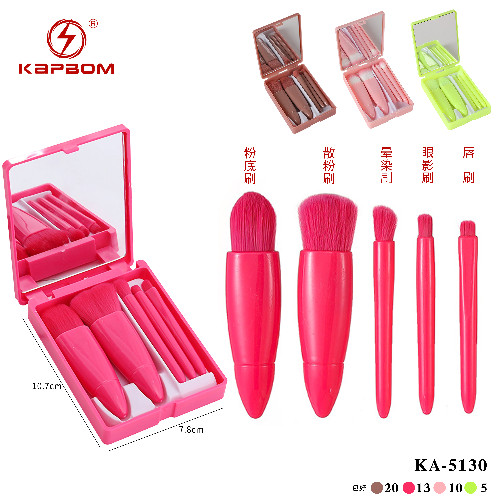 Kit Pincel de Bolsa 5 Pinceis