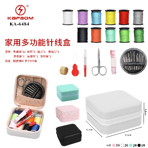 Kit de Estojo Linha de Costura Multifuncional