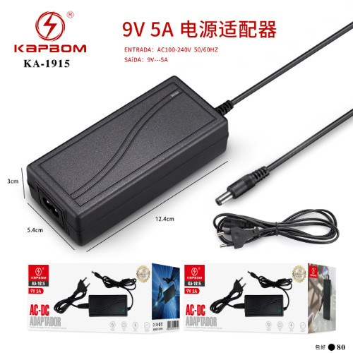 Adaptador de energia 9V 5A