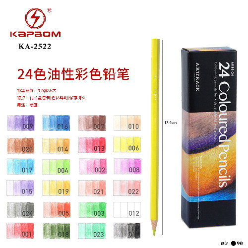 LÁPIS DE COR (24 cores)